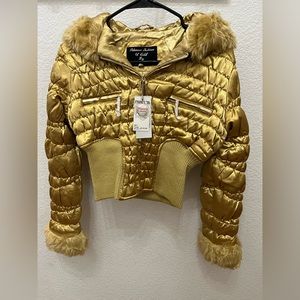 George Palomares Jackets & Coats | Gold Fall Woman's Jacket | Color: Gold